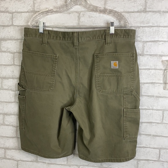 Carhartt green shorts relaxed fit size 38 - Picture 6 of 9